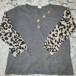 Bibi ballon sleeve long sleev top